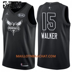 Maillot NBA Charlotte Hornet Kemba Walker 15 2018 All-Star Jordan Brand Noir Swingman - Enfant